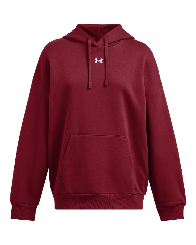 Under Armour Womens UA Rival Fleece Oversized Hoodie Sweatshirt Hoodie with High-Low Hem Asymmetrical Trendy Under Armour Womens UA Rival Fleece Oversized Hoodie Sweatshirt Hoodie with High-Low Hem Asymmetrical Trendy