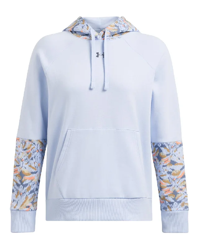 Under Armour Womens UA Rival Fleece Blocked Hoodie Sweatshirt Hoodie with Drawstring Waist Adjustable Fitted Under Armour Womens UA Rival Fleece Blocked Hoodie Sweatshirt Hoodie with Drawstring Waist Adjustable Fitted