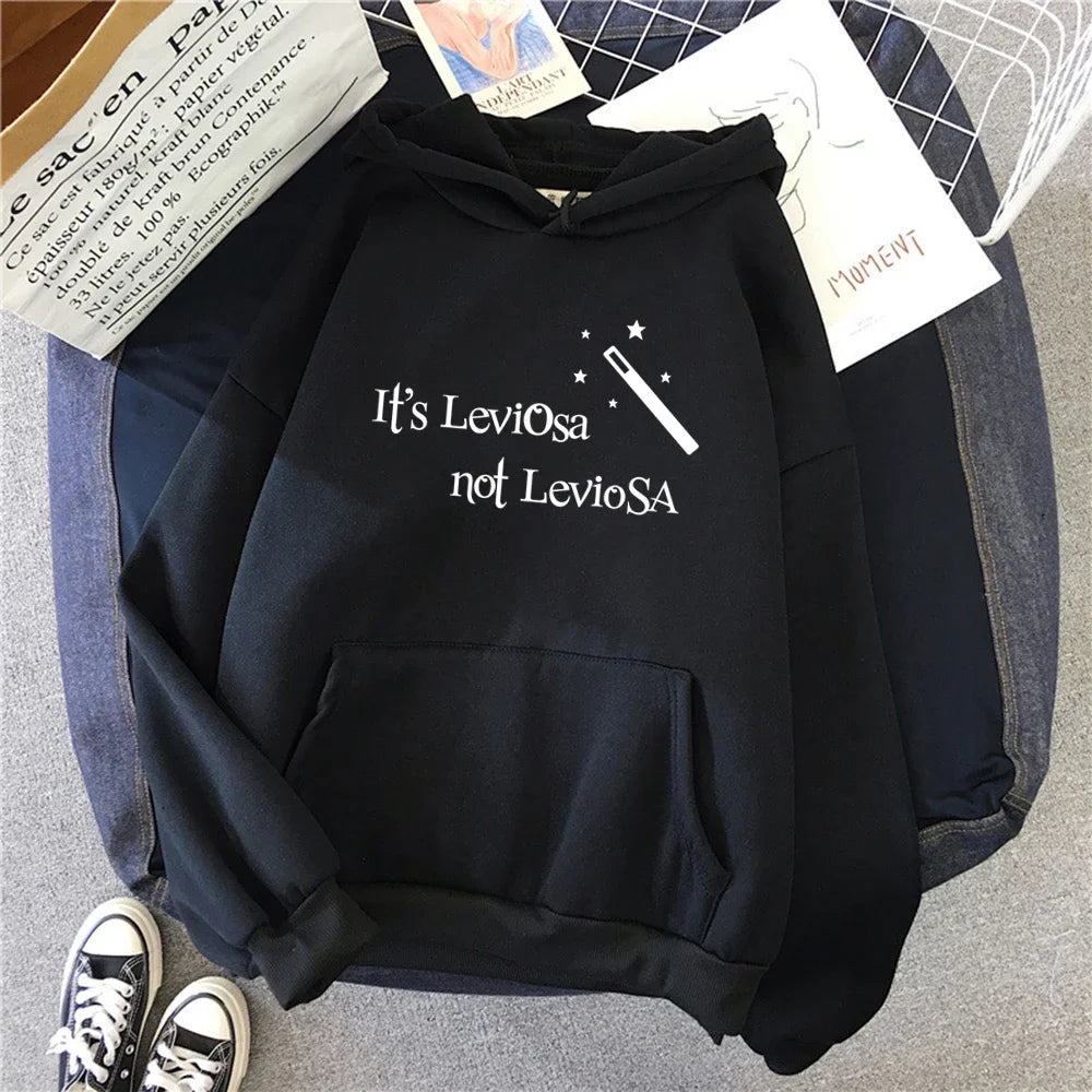 Women Hipster Streetwear Sweatshirts It's Leviosa Magic Hoodie Fashion Funny Sportswear Loose Oversize Clothing Soft Tops Female Hoodie Jacket Zipper Layering Women Hipster Streetwear Sweatshirts It's Leviosa Magic Hoodie Fashion Funny Sportswear Loose Oversize Clothing Soft Tops Female Hoodie Jacket Zipper Layering