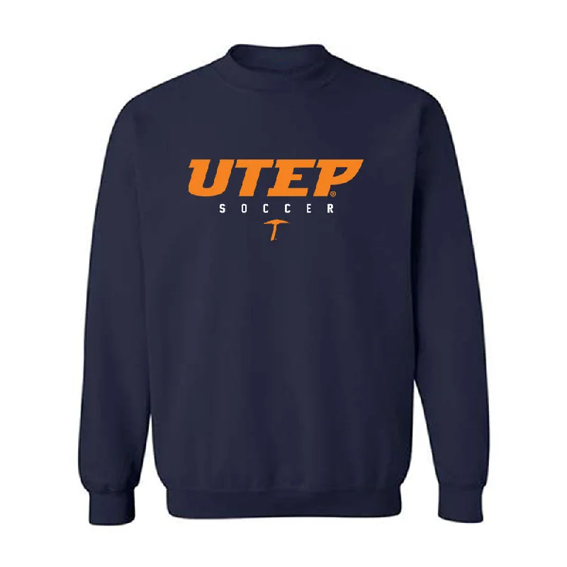 UTEP - NCAA Women's Soccer : Ashlyn Neireiter - Navy Classic Shersey Sweatshirt Hoodie with Gradient Ombre Colorful UTEP - NCAA Women's Soccer : Ashlyn Neireiter - Navy Classic Shersey Sweatshirt Hoodie with Gradient Ombre Colorful