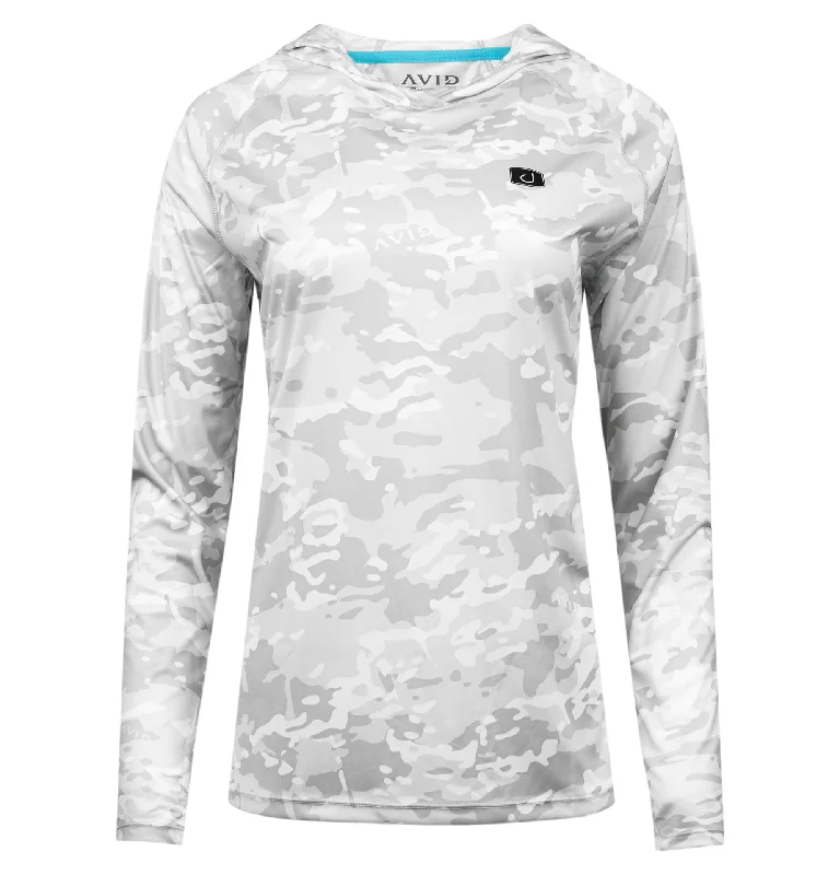 Womens Kinetic AVIDry Hoodie 50+ UPF - FINAL SALE Hoodie with Logo Branding Identity Womens Kinetic AVIDry Hoodie 50+ UPF - FINAL SALE Hoodie with Logo Branding Identity