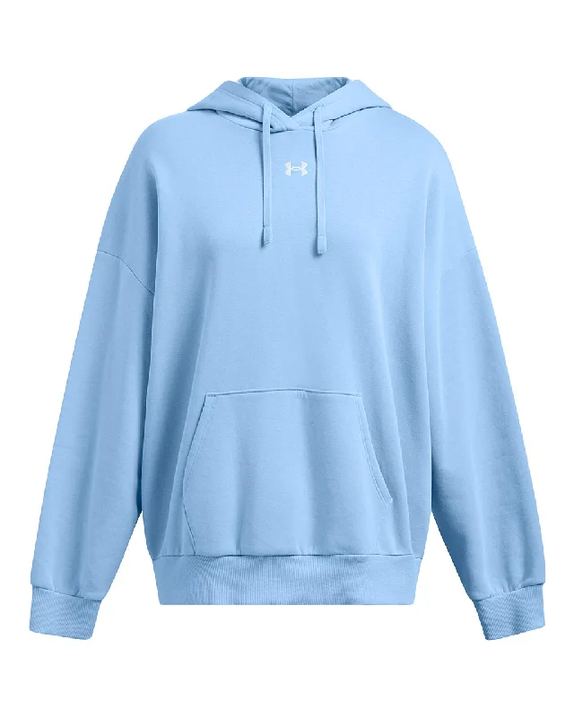 Under Armour Womens UA Rival Fleece Oversized Hoodie Sweatshirt Hoodie with Front Slit Layering Stylish Under Armour Womens UA Rival Fleece Oversized Hoodie Sweatshirt Hoodie with Front Slit Layering Stylish