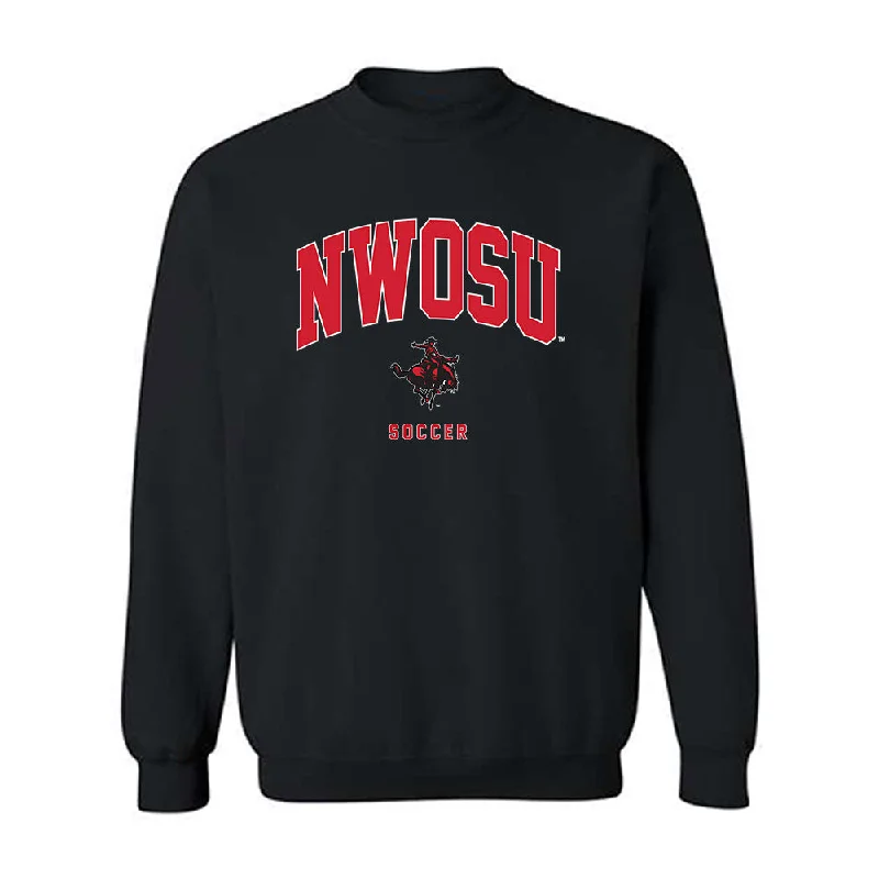 NWOSU - NCAA Women's Soccer : Amaia Stephens - Crewneck Sweatshirt Hoodie with Hem Detail Decorative Unique NWOSU - NCAA Women's Soccer : Amaia Stephens - Crewneck Sweatshirt Hoodie with Hem Detail Decorative Unique