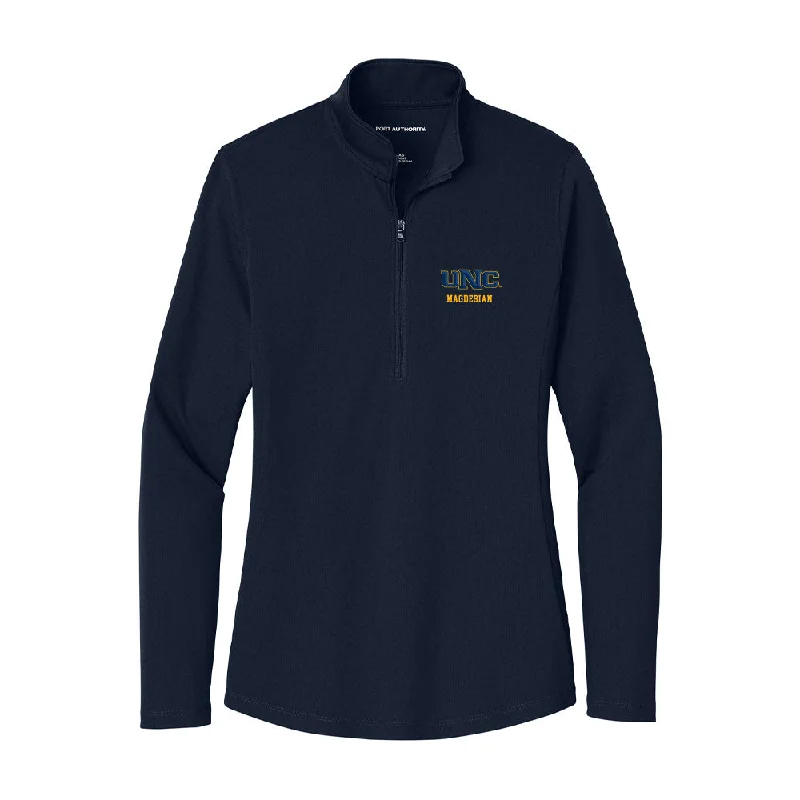 UNCO - NCAA Women's Cross Country : Ania Magdesian - Women's Lightweight Quarter Zip Jacket Knit Jacket Woven Jacket Fleece Jacket UNCO - NCAA Women's Cross Country : Ania Magdesian - Women's Lightweight Quarter Zip Jacket Knit Jacket Woven Jacket Fleece Jacket