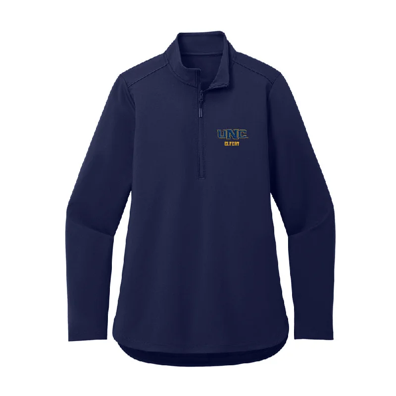 UNCO - NCAA Women's Cross Country : Brooke Elfert - Women's Premium Quarter Zip Jacket Faux Fur Jacket Real Fur Jacket Shearling Jacket UNCO - NCAA Women's Cross Country : Brooke Elfert - Women's Premium Quarter Zip Jacket Faux Fur Jacket Real Fur Jacket Shearling Jacket