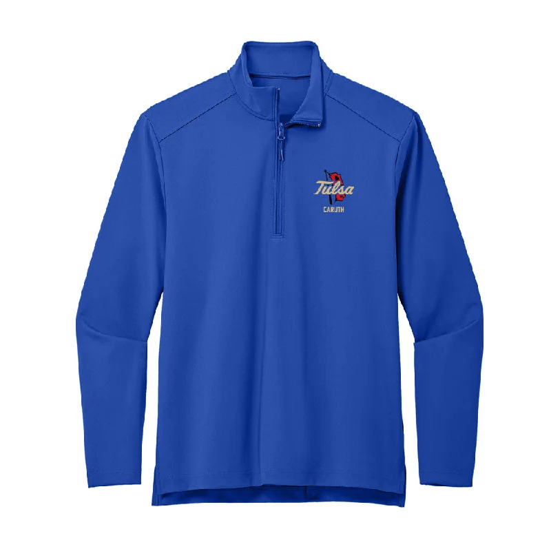 Tulsa - NCAA Women's Cross Country : Paige-Elicia Caruth - Premium Quarter Zip Jacket Striped Jacket Polka Dot Jacket Floral Jacket Tulsa - NCAA Women's Cross Country : Paige-Elicia Caruth - Premium Quarter Zip Jacket Striped Jacket Polka Dot Jacket Floral Jacket