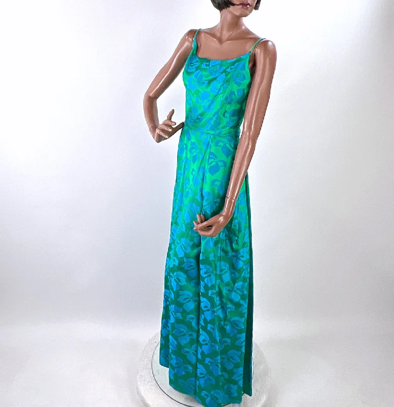 50s Party Dress with Popover Jacket Women's 60s Long Gown Blue Green Brocade Carol Brent VFG Toggled Jacket Drawstring Jacket Belted Jacket 50s Party Dress with Popover Jacket Women's 60s Long Gown Blue Green Brocade Carol Brent VFG Toggled Jacket Drawstring Jacket Belted Jacket