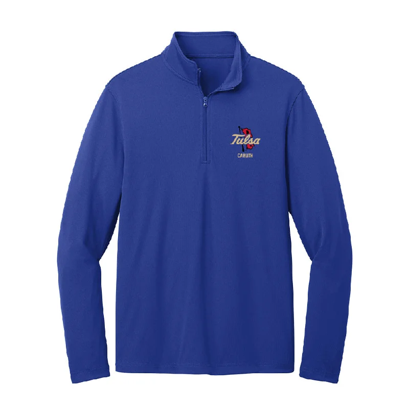 Tulsa - NCAA Women's Cross Country : Paige-Elicia Caruth - Lightweight Quarter Zip Jacket Herringbone Jacket Houndstooth Jacket Plaid Jacket Tulsa - NCAA Women's Cross Country : Paige-Elicia Caruth - Lightweight Quarter Zip Jacket Herringbone Jacket Houndstooth Jacket Plaid Jacket
