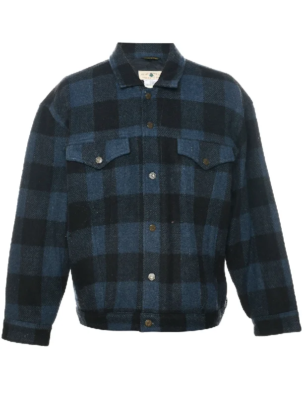 Northwest Territory Wool Jacket - M Notch Collar Peter Pan Collar Cowl Neck